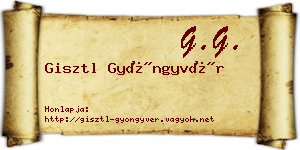 Gisztl Gyöngyvér névjegykártya
